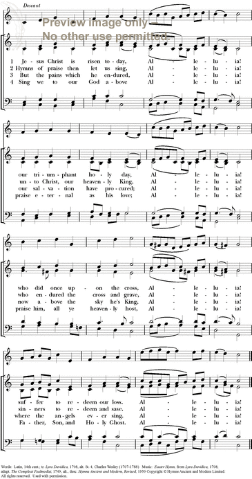 Hymn Jesus Christ Is Risen Today Lyrics